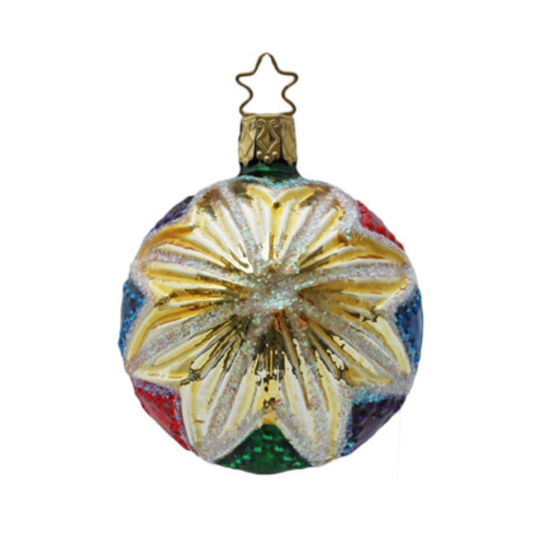 Brilliant Star on Form Ornament by Inge Glas of Germany in Nuestadt bei Coburg