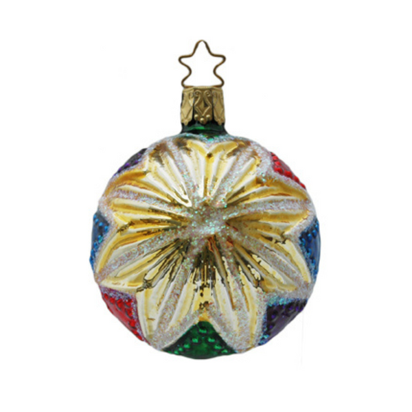 Brilliant Star on Form Ornament by Inge Glas of Germany in Nuestadt bei Coburg