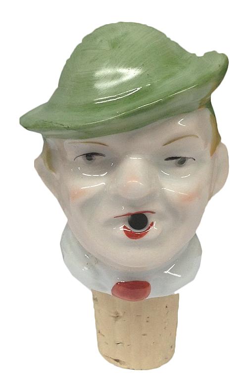 Porcelain Sepp Schnapps Pourer by Lindner Porcelain