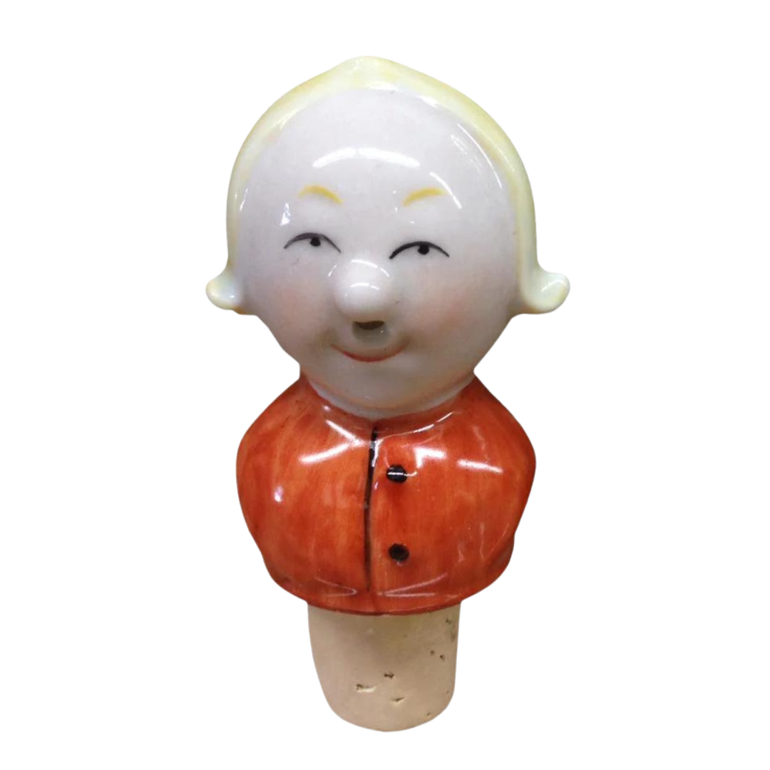 Porcelain Moritz Schnapps Pourer by Lindner Porcelain