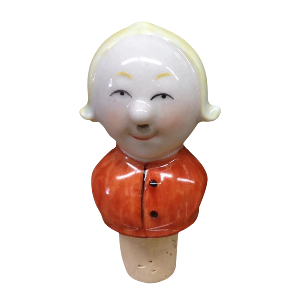 Porcelain Moritz Schnapps Pourer by Lindner Porcelain