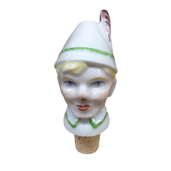 Porcelain Hans Gluck Schnapps Pourer by Lindner Porcelain