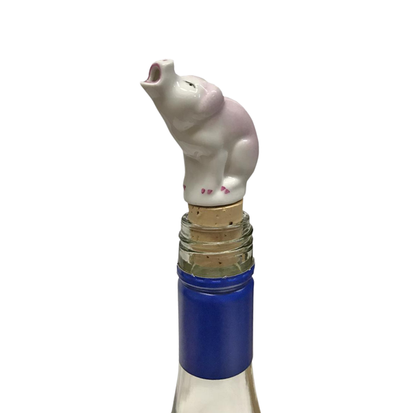 Porcelain Pig Schnapps Pourer by Lindner Porcelain