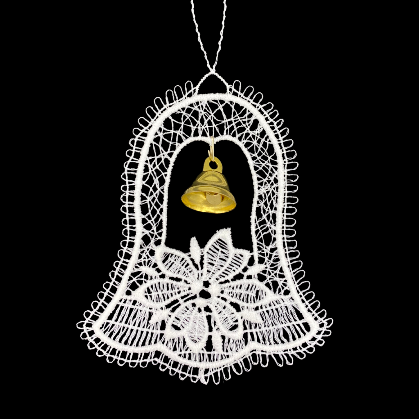 Bell with Brass Bell Ornament by Stickservice Patrick Vogel