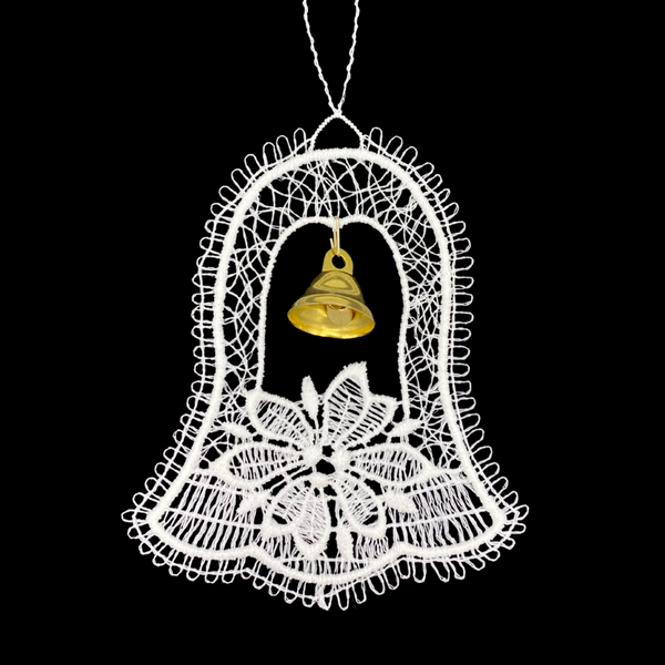 Bell with Brass Bell Ornament by Stickservice Patrick Vogel