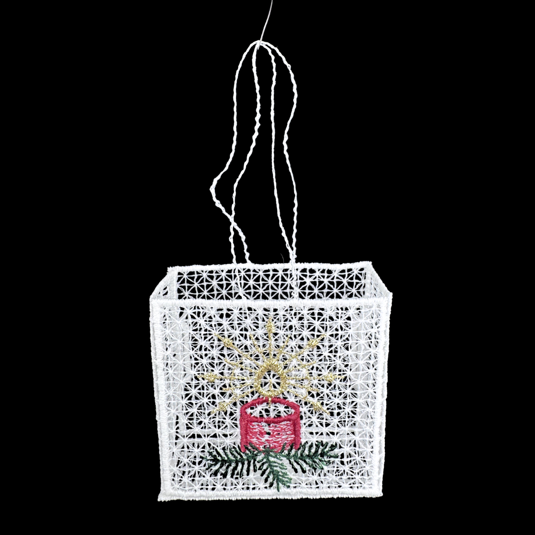 Lace Bag Ornament, Candle by StiVoTex Vogel
