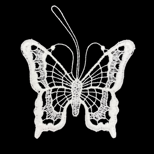 Lace Monarch Butterfly Ornament by StiVoTex Vogel