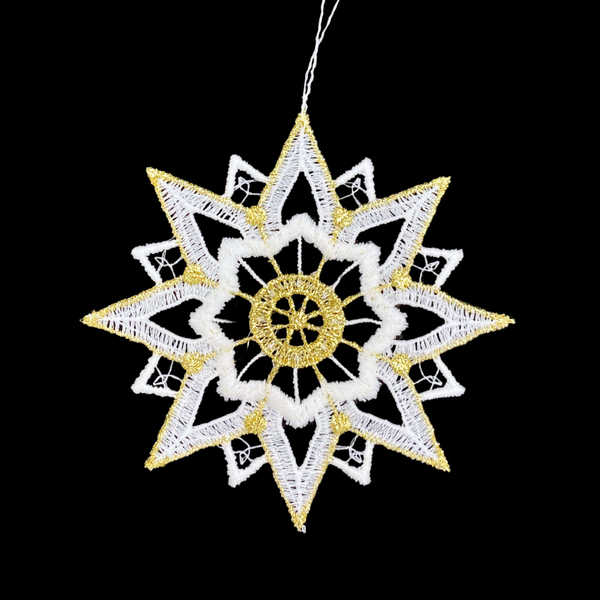 Star with Gold #3 Ornament by StiVoTex Vogel
