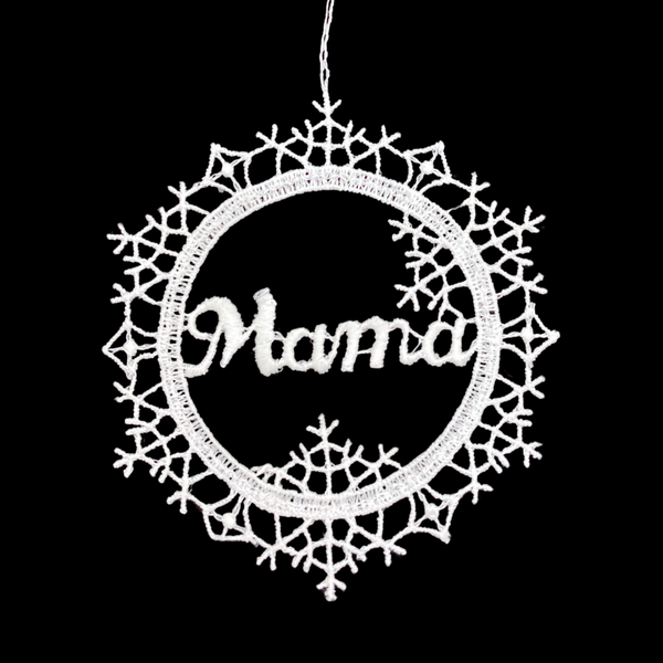 Mama Lace Ornament by StiVoTex Vogel