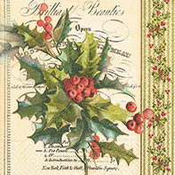 Christmas Holly, Cocktail napkins by Paper and Design GmbH tabletop