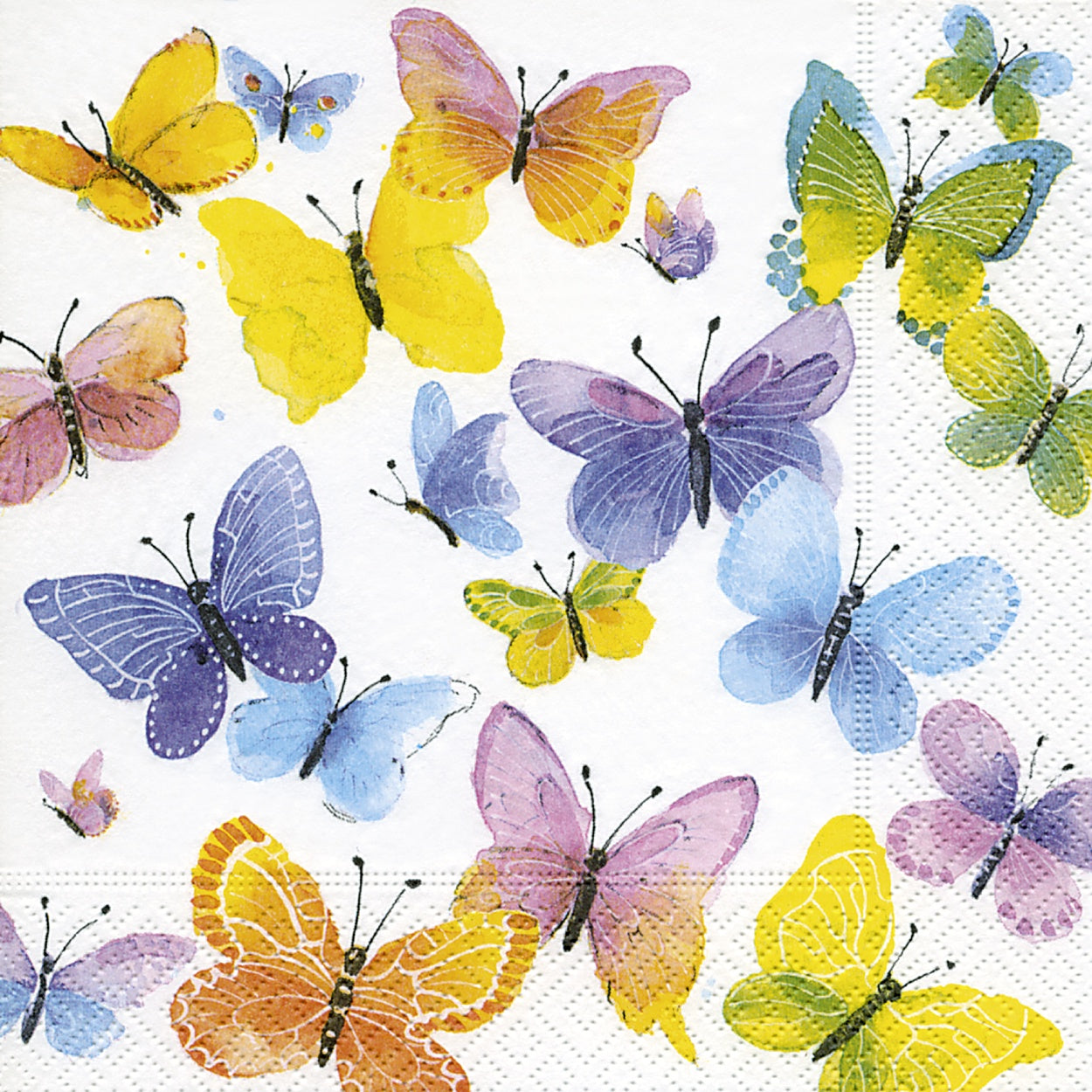 Flying Colours Paper Luncheon Size Paper Napkins