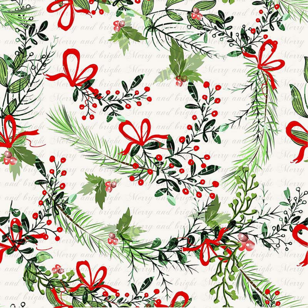 Merry Bright Luncheon Size Paper Napkins