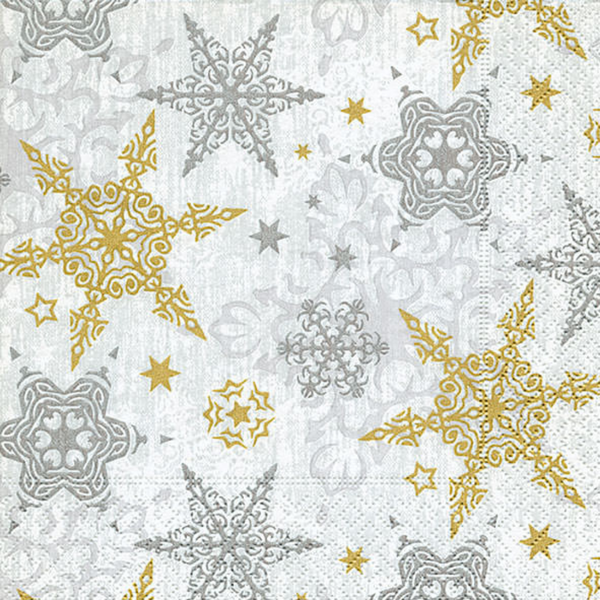 Delicate Stars Luncheon Size Paper Napkins