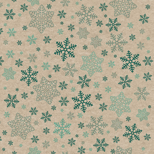 Snowflakes Luncheon Size Paper Napkins