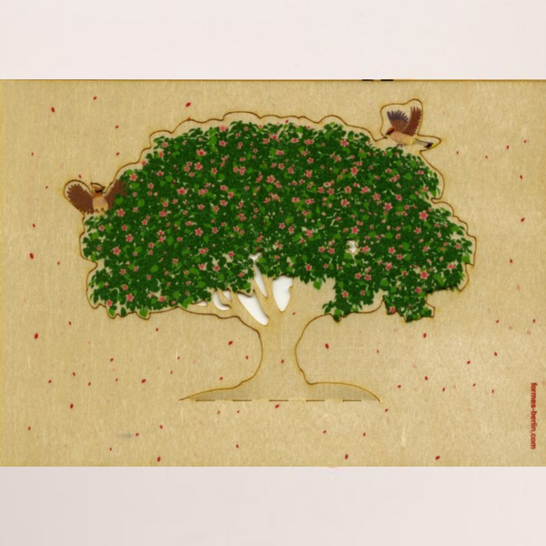 Spring Tree Wood Card by Formes-Berlin