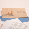 Swan Wood Card by Formes-Berlin