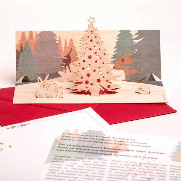 Forest Wood Card by Formes-Berlin