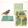 Bird 3D Wood Decoration Card by Formes-Berlin