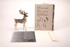 Reindeer 3D Wood Decoration Card by Formes-Berlin