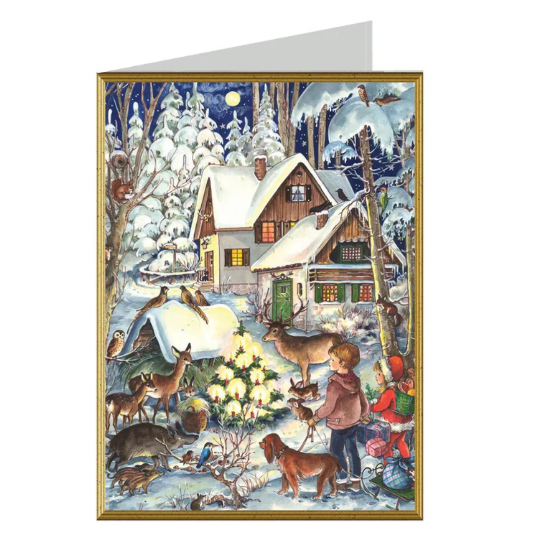 Children in Forest Card by Richard Sellmer Verlag