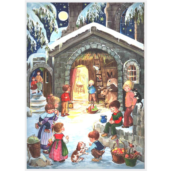 Children Manger Advent Calendar by Richard Sellmer Verlag