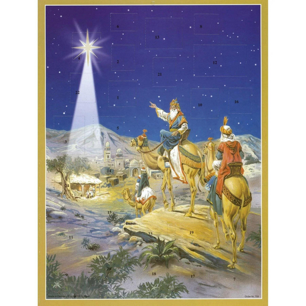 Three Kings with Star Advent Calendar by Richard Sellmer Verlag