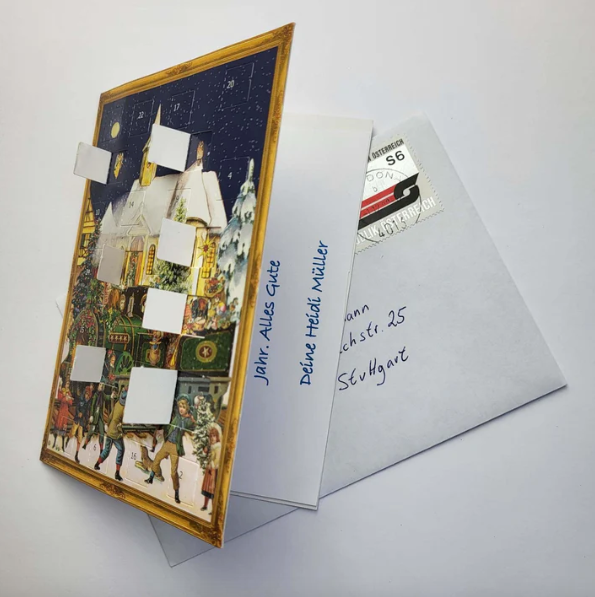 Bridge Advent Calendar Card by Richard Sellmer Verlag
