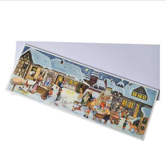 Farm House Advent Calendar Card by Richard Sellmer Verlag