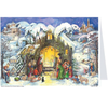 Snowy Nativity Advent Calendar Card by Richard Sellmer Verlag