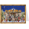 Merry-go-round Advent Calendar Card by Richard Sellmer Verlag