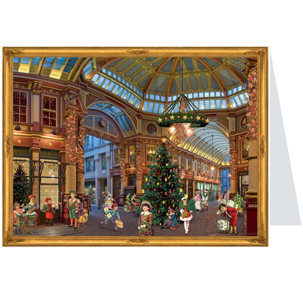 Christmas Shopping Advent Calendar Card by Richard Sellmer Verlag