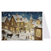 Christmas Eve in the Village Advent Calendar card by Richard Sellmer Verlag