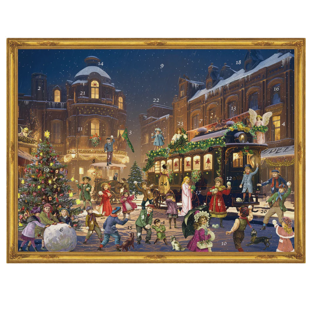 Christmas Train Station Advent Calendar by Richard Sellmer Verlag