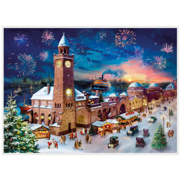 Advent Calendar "Hamburg Landungsbrucken" by Richard Sellmer Verlag