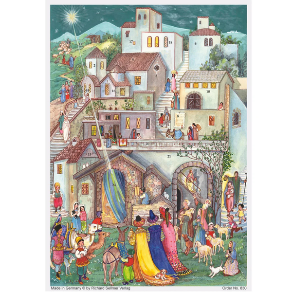 Advent Calendar "Holy Three Kings in Bethlehem" by Richard Sellmer Verlag
