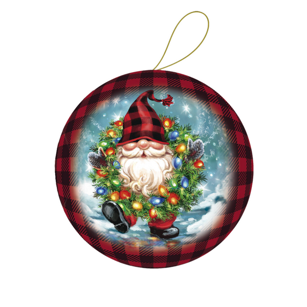 10 cm Christmas Gnomes Gift Bauble by Nestler GmbH