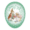 Peter Rabbit and Friends fillable Easter Eggs, 9cm by Nestler GmbH
