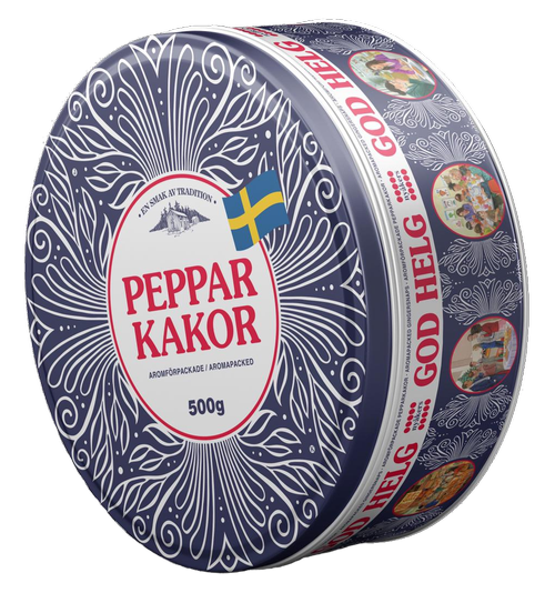 Original Gingersnaps "God Helg" Nice Weekend Tin