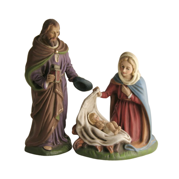 Holy Family, 12cm scale, set of 3 by Marolin Manufaktur