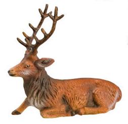 Deer Papier Mache Figures by Marolin Manufaktur