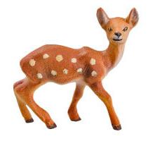 Deer Papier Mache Figures by Marolin Manufaktur