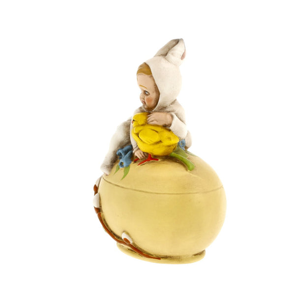 Child as Bunny on an Egg by Marolin