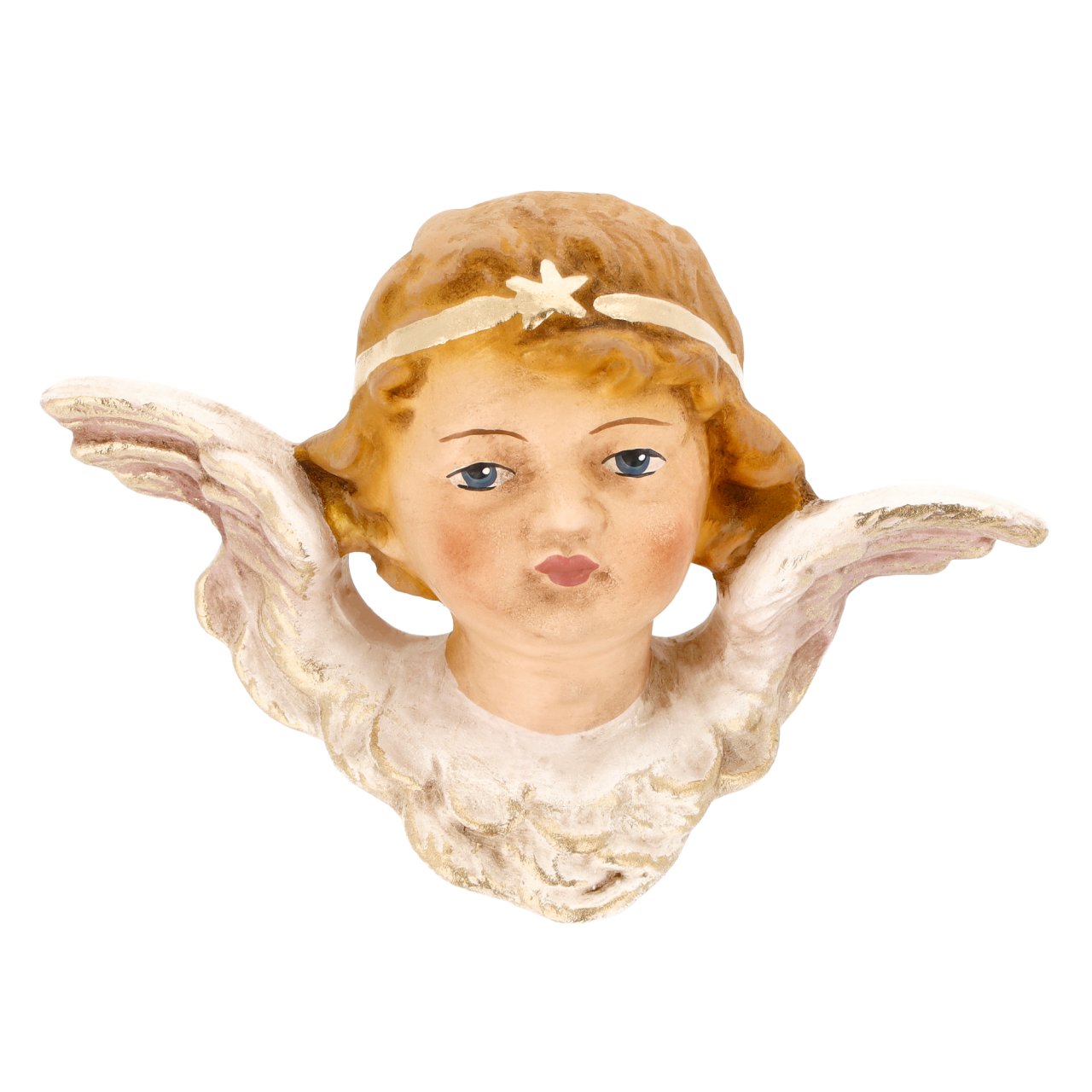 Angel Head Ornament with eyelet by Marolin Manufaktur