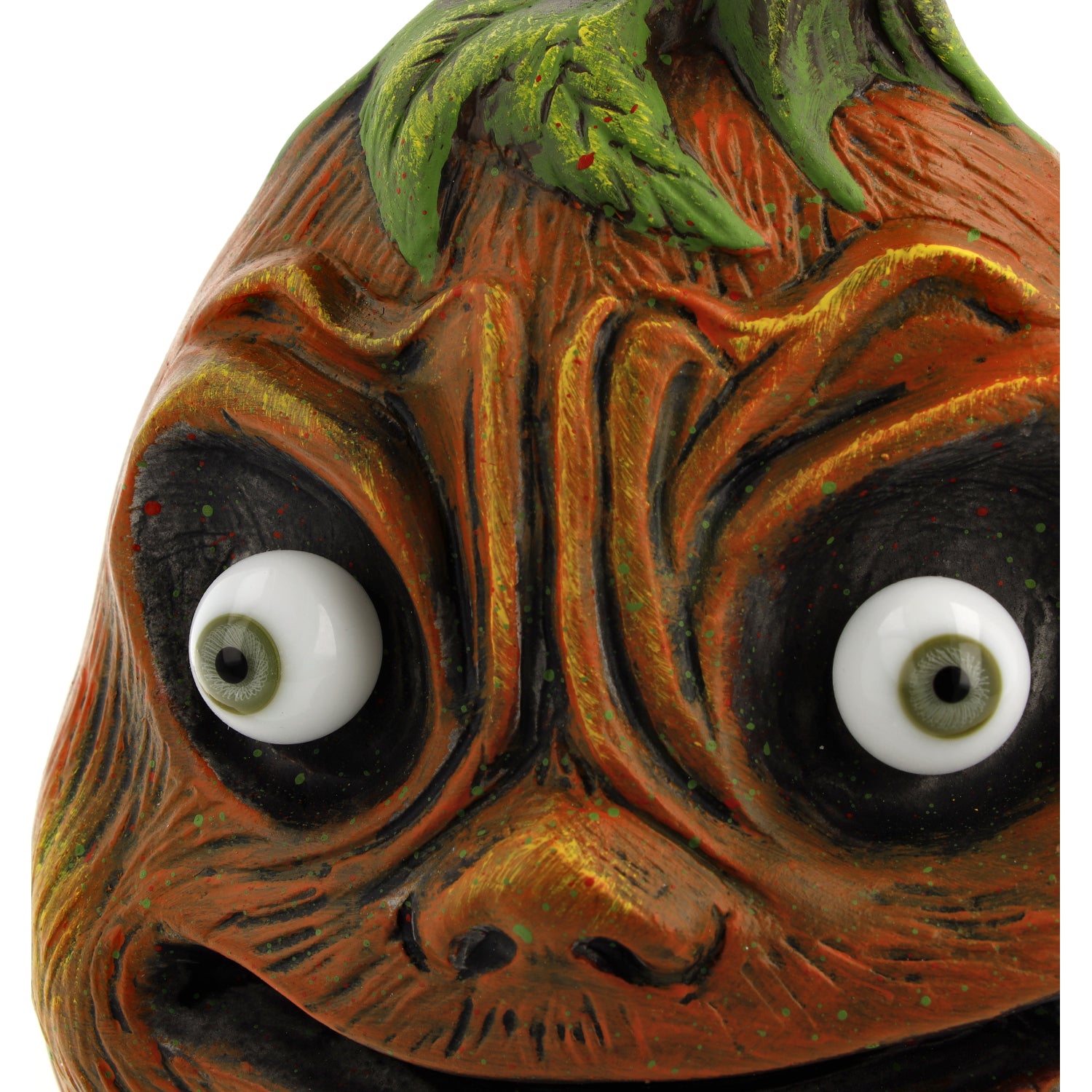 Halloween Pumpkin with Glass Eyes by Marolin Manufaktur
