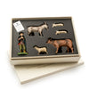 Nativity set, 12 pcs., to 6.75 in. figures by Marolin Manufaktur