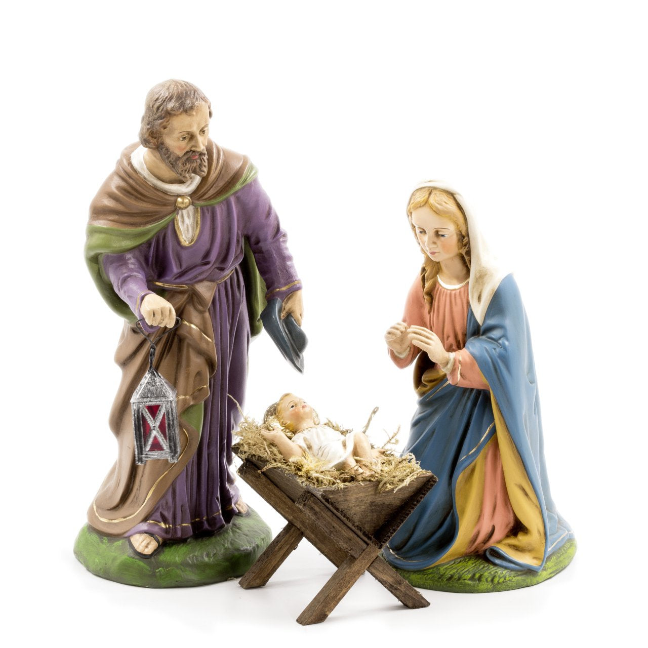 Holy Family - 3 figures, 4 piece to 8.5 in. figures by Marolin Manufaktur