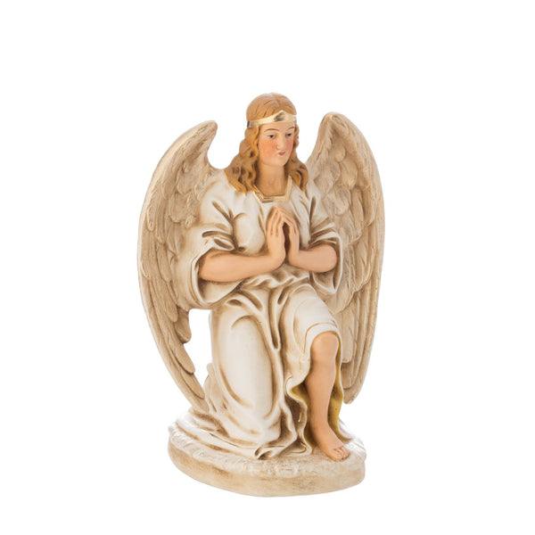 Kneeling angel, antique white, to 8.5 - 10.5 in. figures