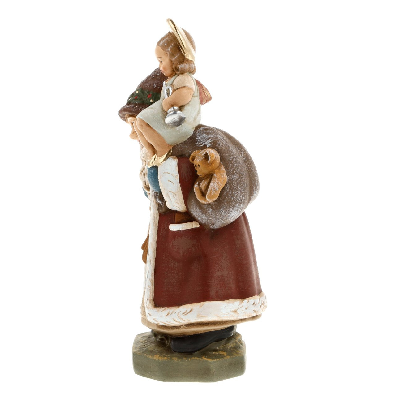 Santa Claus with Christ Child, H= 6 1/2 inch by Marolin Manufaktur