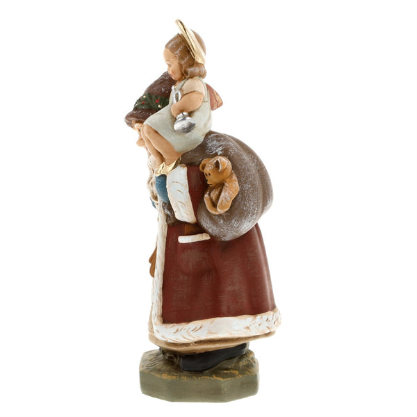 Santa Claus with Christ Child, H= 6 1/2 inch by Marolin Manufaktur