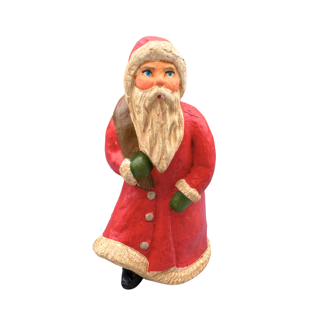 Vintage Santa with Sack by Favore-West Germany